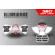 STKR Concepts ILLUMiDOME- Mini Waterproof Lantern, Red, 00245, EDEMO1