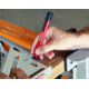 STKR Concepts Mechanical Carpenter Pencil w/ 3 pieces of Lead, Red, 77629