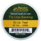 Stone Creek Fly Line Backing, Braided Nylon, 20#, 100 Yard, White, BK1W