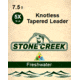 Stone Creek Looped Leader, 9ft, 6X, Clear, SCL96XC