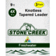 Stone Creek Looped Leaders, 9ft, 6X, 3 Pack, Clear, SCL96XC-3