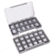 Stone Creek Slim J Magnetic Fly Box, 18 Compartment, Clear, 7.25in x 4in x .5in, FBSJ18