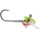 Storm 360GT Swimmer Jig Head, Fits 3.5in Body Length, 1/8oz Jig, #2/0 VMC Coastal Black Hook, Chartreuse Ice, SJS35CI-18J