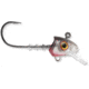 Storm 360GT Swimmer Jig Head, Fits 3.5in Body Length, 1/8oz Jig, #2/0 VMC Coastal Black Hook, Smokin Ghost, SJS35SGH-18J
