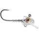 Storm 360GT Swimmer Jig Head, Fits 3.5in Body Length, 1/8oz Jig, #2/0 VMC Coastal Black Hook, Transparent, SJS35GA-18J