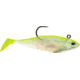 Storm WildEye Swim Shad Swimbaits, 3, 5in, Chartreuse Silver, WSS05SHCS