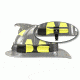 Streamlight Helmet Lighting Kit, Yellow - Div 2 3AA Lux, White LED, Batteries, Black Jack Mount, Helmet band