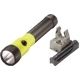 Streamlight PolyStinger LED Flashlight, 120V AC/DC Steady PiggyBack Charger - Yellow