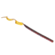 Strike King KVD Perfect Plastics Zeus Worm, Soft Plastic Worm Fishing Lure, Melon Bug, 9 1/2in, 7-Pack, PPPW95-165, PPPW95-165