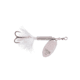 Strike King Bitsy Spinner Fishing Lure, In-Line Spinner, 1/4oz, SZ 4 Hook, Silver Blade, Carolina Chrome, BSPN14-475