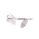 Strike King Bitsy Spinner Fishing Lure, In-Line Spinner, 1/8oz, SZ 8 Hook, Silver Blade, Carolina Chrome, BSPN18-475