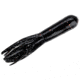 Strike King Bitsy Tube Fishing Lure, Soft Plastic Tube, Black Neon, 2 3/4in, 10-Pack, BT2.75-38, BT2.75-38