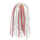 Strike King Bleeding Replacement Skirt, Chartreuse &amp; White, 4-1/2in, 3 Pack, BB33-303