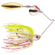 Strike King Bleeding Bait Spinnerbait Fishing Lure, Bleeding Chartreuse White, 3/16oz, BB316CW-303SG, BB316CW-303SG