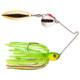 Strike King Bleeding Bait Spinnerbait Fishing Lure, Bleeding Firetiger, 3/16oz, BB316CW-317SG, BB316CW-317SG