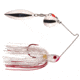 Strike King Bleeding Bait Spinnerbait Fishing Lure, Bleeding White, 3/16oz, BB316CW-304, BB316CW-304