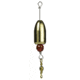 Strike King EZ-Rig Fishing Weight, Pre-Made Carolina Rig, 3/4oz, Stainless Steel Wire, Plastic Bead, Brass Weight, 2-Pack, Brass/Red, EZRIG-34