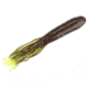 Strike King Denny Brauer Flip-N-Tube Fishing Lure, Soft Plastic Tube, Pumpkin w/ Chartreuse Tail, 4 1/2in, 8-Pack, FLPT4.5-48, FLPT4.5-48