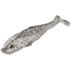 Strike King Final Copy Weedless Softbait, 1 pack, 4.75in, Carolina Chrome, 12-36056