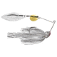 Strike King Hack Attack Heavy Cover 3/4oz Spinnerbait, Super White, HAHC34CW-204GS