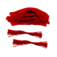 Strike King 50 Pack Bulk Skirts,Red Shad Diabmond Dst 50-69
