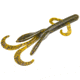 Strike King KVD Perfect Plastics Magnum Game Hawg, Soft Plastic Creature Fishing Lure, Green Pumpkin Purple and Gold, 5 1/4in, 6-Pack, GH5.25-13, GH5.25-13