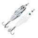 Strike King Mark Rose Lil Ledge Spoon, White Chrome, 1 oz, LLSPN1-404