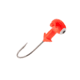 Strike King Mr. Crappie Sausage Head Jig Head, 25 Pack, Flo Red, 1/16oz, MRCSH25P116-578