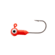 Strike King Mr. Crappie Sausage Head Jig Head, 25 Pack, Flo Red, 1/16oz, MRCSH25P116-578