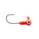 Strike King Mr. Crappie Sausage Head Jig Head, 25 Pack, Flo Red, 1/16oz, MRCSH25P116-578