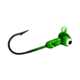 Strike King Mr. Crappie Sausage Head Jig Head, 25 Pack, Limetreuse, 1/8oz, MRCSH25P18-93