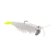 Strike King Pre-Rigged Tidal Shrimp 1/4oz, Pearl Chartreuse Tail, 2.75in, PRSSW275-492