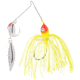 Strike King Promo Spinnerbait Colorado/Willow, Chartreuse/White, 1/8 oz, 1 Pack, MAPRO18CW-3