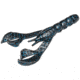 Strike King Rage Denny Brauer Craw Fishing Lure, Soft Plastic Craw, Black and Blue, 4in, 7-Pack, RGDBC-2, RGDBC-2
