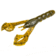Strike King Rage Denny Brauer Craw Fishing Lure, Soft Plastic Craw, Green Pumpkin, 4in, 7-Pack, RGDBC-46, RGDBC-46