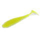 Strike King Rage Swimmer Saltwater, Soft Plastic Paddletail Minnow, Ribbed Body, High Tail, 3 1/4in, 8-Pack, Silver Belly, RGSWSW325-622
