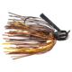 Strike King Pro-Model Jig Fishing Lure, Casting Jig, Black Brown Amber, 1/2oz, PMJ12-23, PMJ12-23