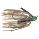 Strike King Pro-Model Jig Fishing Lure, Casting Jig, Watermelon Seed w/ Chartreuse Tail, 3/8oz, PMJ38-17, PMJ38-17