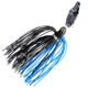 Strike King Rattling Thunder Cricket Bladed Jig, 1/2oz, 2.5in, Black/Blue, 12-36319