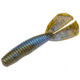 Strike King Rage Baby Menace Fishing Lure, Soft Plastic Grub, Blue Claw w/ Red Flake, 3in, 9-Pack, RGBM-805, RGBM-805