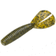 Strike King Rage Baby Menace Fishing Lure, Soft Plastic Grub, Green Pumpkin, 3in, 9-Pack, RGBM-46, RGBM-46