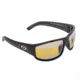Strike King S11 Optics Sunglasses, Bi-Gradient Yellow Spotlight Lens, Caddo Matte Black, SG-S1178