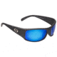 Strike King S11 Optics Okeechobee Sunglasses, Matte Black Frame, Multi Layer Blue Mirror, Gray Base Lens, SG-S11534