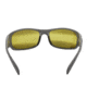 Strike King S11 Optics Sunglasses, Bi-Gradient Yellow Spotlight Lens, Okeechobee Matte Grey, SG-S11602