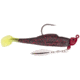 Strike King Speckled Trout Magic Fishing Lure, Prerigged Soft Plastic Saltwater Swimbait, Black Neon Chartreuse Tail/Red Head, 1/4oz, STM14-865, STM14-865