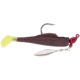 Strike King Speckled Trout Magic Fishing Lure, Prerigged Soft Plastic Saltwater Swimbait, Black Neon Chartreuse Tail/Red Head, 1/8oz, STM18-865, STM18-865