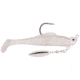 Strike King Speckled Trout Magic Fishing Lure, Prerigged Soft Plastic Saltwater Swimbait, Pearl, 1/4oz, STM14-844, STM14-844