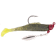 Strike King Speckled Trout Magic Fishing Lure, Prerigged Soft Plastic Saltwater Swimbait, Watermelon Chartreuse Tail/Red Head, 1/4oz, STM14-817, STM14-817