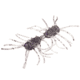 Strike King Sexy Bug Softbait, 6 pack, 2in, Smoke Purple Black Flake, 12-36353