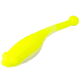 Strike King Shadpole XL Softbait, 10 pack, 2.5in, Refrigerator White, 12-36413